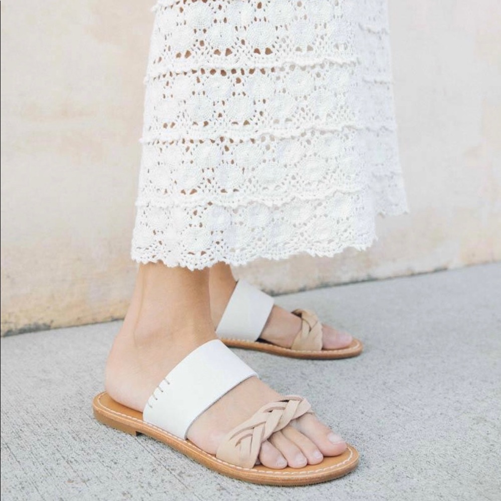 Brand new never worn soludos braided sandals